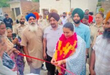 विधायक नरिंदर कौर भराज ने खिलरियां और अकोई साहिब में 15 लाख के विकास कार्य