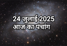 आज का पंचांग, 24 जुलाई 2025: हरियाली अमावस्या विशेष, जानें शुभ मुहूर्त और राहुकाल