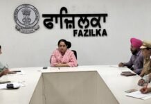 Mission Jeevanjyot to Make Fazilka District Free from Child Begging – Deputy Commissioner Holds Review Meeting