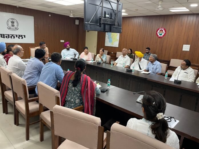 Important Executive Meeting of District Red Cross Society, Barnala