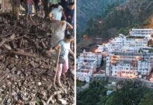 माता वैष्णो देवी धाम में भूस्खलन, पैदल मार्ग पर गिरा पहाड़; कई श्रद्धालु मलबे की चपेट में माता वैष्णो देवी धाम में भूस्खलन से बड़ा हादसा, एक श्रद्धालु की मौत, यात्रा अस्थायी रूप से रोकी गई उत्तर भारत में सक्रिय मानसून के चलते कई इलाकों में भारी बारिश हो रही है। जम्मू-कश्मीर भी इससे अछूता नहीं है, जहां बारिश का दौर लगातार जारी है। इसी बीच सोमवार सुबह जम्मू के कटरा स्थित माता वैष्णो देवी धाम में बड़ा हादसा हो गया। बाणगंगा के पास स्थित पैदल यात्रा मार्ग पर अचानक भीषण भूस्खलन (लैंडस्लाइड) हुआ, जिसमें पहाड़ का एक बड़ा हिस्सा टूटकर नीचे गिर पड़ा। मलबे और चट्टानों ने यात्रियों के लिए बनाए गए शेड को भी तोड़ डाला, जिससे मौके पर अफरा-तफरी मच गई। हादसे की जानकारी मिलते ही माता वैष्णो देवी श्राइन बोर्ड की आपदा प्रबंधन टीम तुरंत मौके पर पहुंची और राहत-बचाव कार्य शुरू कर दिया। हादसे के समय कई तीर्थयात्री उस मार्ग पर मौजूद थे। मलबे के नीचे करीब 7 तीर्थयात्री फंस गए थे। हालांकि कई लोगों ने समय रहते भागकर अपनी जान बचा ली। श्रद्धालुओं को मलबे से निकालकर अस्पताल भेजा गया, जहां इलाज के दौरान एक तीर्थयात्री की मौत हो गई। दो अन्य घायल तीर्थयात्रियों का इलाज जारी है, जबकि चार को प्राथमिक उपचार के बाद छुट्टी दे दी गई है। राहत कार्य में सेना, अर्धसैनिक बल और स्थानीय पुलिस भी जुटी रही। वीडियो में कैद हुआ हादसा लैंडस्लाइड की घटना के दो वीडियो भी सामने आए हैं, जिनमें पहाड़ गिरने की भयावह तस्वीरें देखी जा सकती हैं। हादसे के वक्त तीर्थयात्रियों के 'जय माता दी' के नारे गूंज रहे थे, जो देखते ही देखते चीख-पुकार में बदल गए। यात्रा अस्थायी रूप से स्थगित श्राइन बोर्ड ने तीर्थयात्रियों की सुरक्षा को ध्यान में रखते हुए माता वैष्णो देवी यात्रा को फिलहाल अस्थायी रूप से रोक दिया है। प्रभावित मार्ग पर मलबा हटाने का कार्य युद्धस्तर पर जारी है, लेकिन नुकसान ज्यादा होने के कारण रास्ते को दुरुस्त करने में समय लग सकता है। धाम के अन्य मार्गों की भी जांच की जा रही है ताकि ऐसी घटनाओं की पुनरावृत्ति रोकी जा सके। वहीं, श्राइन बोर्ड ने आगे यात्रा कर रहे तीर्थयात्रियों से अपील की है कि वे सतर्कता बरतें और प्रशासन की ओर से जारी निर्देशों का पालन करें। गौरतलब है कि मौसम विभाग पहले ही जम्मू-कश्मीर में भारी बारिश को लेकर अलर्ट जारी कर चुका है। आने वाले दिनों में भी भारी बारिश की संभावना जताई गई है।