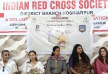 रेड क्रॉस सोसायटी की ओर से एक्ट ह्यूमेन सोसायटी के सहयोग से आयोजित किया गया कृत्रिम अंग लगाने संबंधी निःशुल्क शिविर डिप्टी कमिश्नर-कम-अध्यक्ष जिला रेड क्रॉस सोसायटी आशिका जैन के कुशल नेतृत्व में संचालित जिला रेड क्रॉस सोसायटी का मुख्य उद्देश्य जरूरतमंद, गरीब, अंग-विकलांग