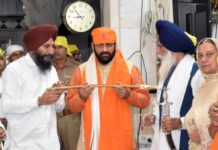 केंद्र व प्रदेश सरकार गुरुओं द्वारा दिखाए गए मार्ग पर चल रही है- श्री नायब सिंह सैनी केंद्र व प्रदेश सरकार गुरुओं द्वारा दिखाए