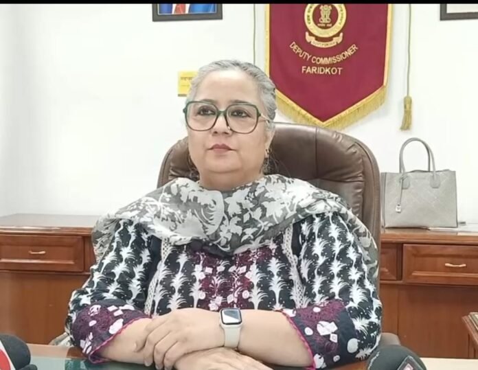 DC District Magistrate Faridkot, Madam Poonamdeep Kaur, informed that as per the instructions of the Ministry of Home Affairs