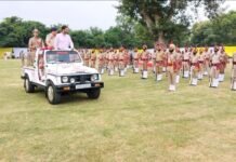 कैंटोनमेंट बोर्ड स्टेडियम में हुआ जिला स्तरीय स्वतंत्रता दिवस समारोह का फुल ड्रेस रिहर्सल Full dress rehearsal of district level Independence Day celebrations held at Cantonment Board Stadium