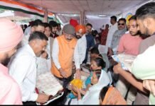 मान सरकार देश के लिए बलिदान देने वाले शहीदों के परिवारों और पूर्व सैनिकों के कल्याण के लिए प्रतिबद्ध आज देश का 79वां स्वतंत्रता दिवस पूरे पंजाब में देशभक्ति के जोश के साथ मनाया गया। इस अवसर पर मुख्यमंत्री भगवंत सिंह मान के नेतृत्व में पंजाब