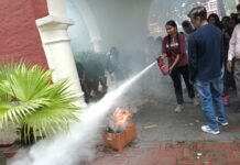 Hands-on Fire Safety Workshop Department of Chemistry, Khalsa College for Women, Civil Lines, Ludhiana organized a Hands-on Fire Safety Workshop in