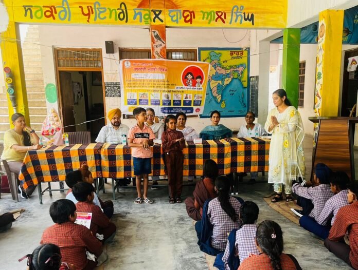 स्वास्थ्य विभाग बरनाला द्वारा शिक्षा विभाग और महिला एवं बाल विकास विभाग के सहयोग से जिले के सभी सरकारी स्कूलों, आंगनवाड़ी केंद्रों और सभी स्वास्थ्य संस्थानों