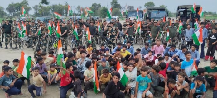 WhatsApp Image 2025-08-13 at 11.34.33 AM 19 Battalion BSF organized a bicycle rally under the Har Ghar Tiranga campaign