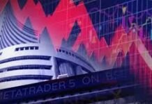 ट्रंप टैरिफ डर से बाजार में भारी गिरावट: सेंसेक्स 849 अंक लुढ़का, निफ्टी 24800 के नीचे ट्रंप टैरिफ डर से बाजार में भारी गिरावट: सेंसेक्स 849 अंक लुढ़का, निफ्टी 24800 के नीचे