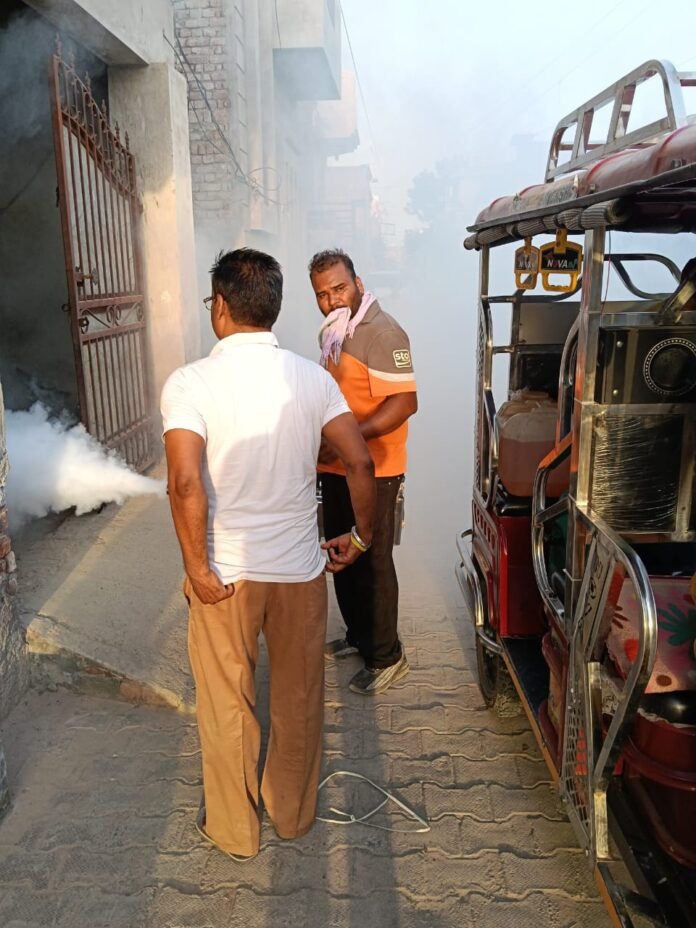अचोहड़ नगर निगम ने शहर में रोजाना फॉगिंग अभियान शुरू किया