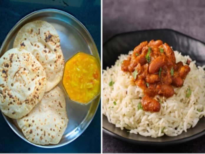 रात के खाने में चावल या रोटी