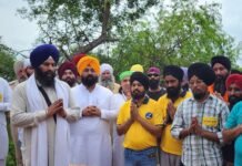 Harjot Bains contributes ₹50,000 for fuel of vehicles engaged in sewa at Gurudwara Sahib Punjab Education, Information and Public Relations Minister Harjot Singh Bains today said that the surroundings of the historic