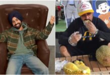 दिलजीत ने ग्लव्स पहनकर चखे कुआलालंपुर का सबसे महंगा फल दिलजीत ने ग्लव्स पहनकर चखे कुआलालंपुर का सबसे महंगा फल