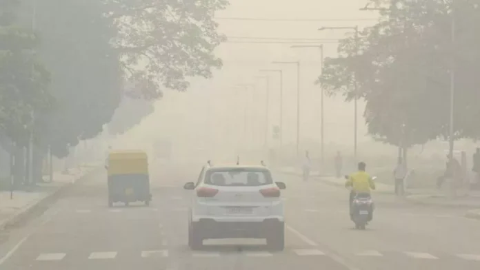11_11_2024-chandigarh_air_pollution_23829396 चंडीगढ़ में बढ़ा वायु प्रदूषण, पराली के धुएं से ग्रीन से येलो जोन में पहुंचा AQI