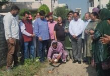 विधायक ज़िम्पा ने करवाया वार्ड नंबर 3 की गलियों में टाइल वर्क का शुभारंभ विधायक ज़िम्पा ने करवाया वार्ड नंबर