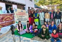 बाडू व रोहाड़ा में आयोजित हुआ आपदा जोखिम न्यूनीकरण जागरूकता कार्यक्रम जिला आपदा प्रबंधन प्राधिकरण मंडी के सौजन्य से तथा सूचना एवं जन संपर्क विभाग के सहयोग से समर्थ-2025 अभियान के अंतर्गत निहरी तहसील के ग्राम पंचायत