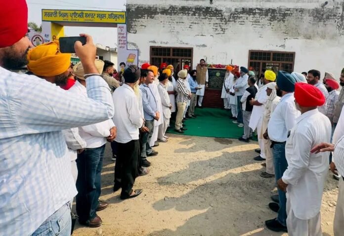 factrecorder Punjab Executive President and MLA Sherry Kalsi said that keeping in mind the facilities of the people in the villages, special construction