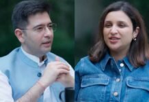 परिणीति चोपड़ा–राघव चड्ढा ने बेटे ‘नीर’ का नाम किया उजागर, फैंस ने तुरंत कर लिया डीकोड परिणीति चोपड़ा–राघव चड्ढा ने बेटे ‘नीर’ का नाम किया उजागर, फैंस ने तुरंत कर लिया डीकोड