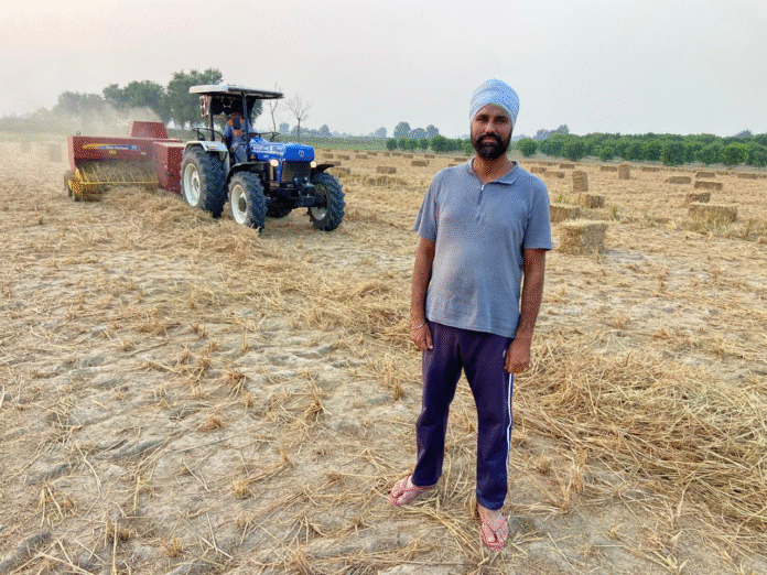 Gurpreet Singh, a leading farmer in the district