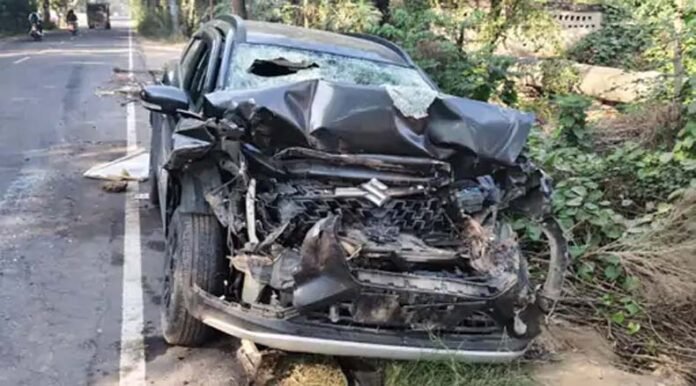 महेंद्रगढ़ में भीषण हादसा: डंपर ने कार कुचली, तीन युवकों की मौके पर मौ/त