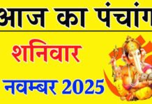 आज का पंचांग 8 नवंबर 2025: गणेश चतुर्थी व्रत आज, जानें शुभ मुहूर्त और राहुकाल का समय आज का पंचांग 8 नवंबर 2025: गणेश चतुर्थी व्रत आज, जानें शुभ मुहूर्त और राहुकाल का समय