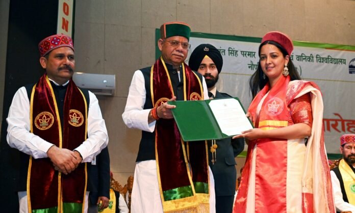 factrecorder राज्यपाल ने डॉ.वाई.एस. परमार बागवानी एवं