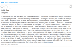 Karan Johar's funny post on travel