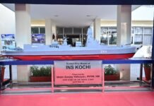 आई.एन.एस. कोच्चि मॉडल के उद्घाटन के साथ एम.आर.एस.ए.एफ.पी.आई. में ट्राई–सर्विसेज मिलिट्री हेरिटेज डिस्प्ले हुआ पूर्ण आई.एन.एस. कोच्चि मॉडल के उद्घाटन के साथ एम.आर.एस.ए.एफ.पी.आई. में ट्राई–सर्विसेज मिलिट्री हेरिटेज डिस्प्ले हुआ पूर्ण