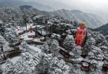 हिमाचल में शीतलहर का कहर: बर्फबारी के बाद 15 स्थानों पर न्यूनतम तापमान 5 डिग्री से नीचे हिमाचल में शीतलहर का कहर: बर्फबारी के बाद 15 स्थानों पर न्यूनतम तापमान 5 डिग्री से नीचे