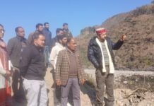 उपायुक्त ने किया निर्माणाधीन स्प्रेई पुल का निरीक्षण, तय समय अवधि में कार्य पूरा करने के दिए निर्देश*