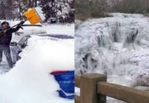 अमेरिका में बर्फीले तूफान का कहर: 15 राज्यों में आपातकाल, 1800 से ज्यादा उड़ानें रद्द