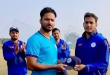 शब्बीर खान का तूफान, हैट्रिक समेत 5 ओवर में 6 विकेट; मणिपुर की बल्लेबाजी ध्वस्त