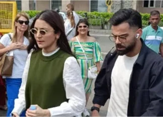 Vrindavan में संत प्रेमानंद महाराज के दर्शन के बाद Alibaug रवाना हुए Anushka Sharma और Virat Kohli
