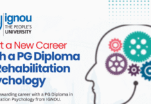 इग्नू से रिहैबिलिटेशन साइकोलॉजी में पीजी डिप्लोमा करने का अवसर