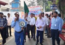 विश्व क्षय रोग दिवस पर नर्सिंग प्रशिक्षुओं ने निकाली रैली