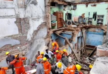 Varanasi में सिलिंडर ब्लास्ट से मकान ध्वस्त, मलबे में दबकर भाई-बहन की मौ*त