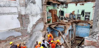 Varanasi में सिलिंडर ब्लास्ट से मकान ध्वस्त, मलबे में दबकर भाई-बहन की मौ*त
