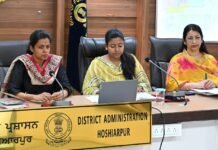 मुख्यमंत्री सेहत योजना के अंतर्गत सभी विभाग प्रमुख अधिकारियों व कर्मचारियों की रजिस्ट्रेशन सुनिश्चित करवाएं: डिप्टी कमिश्नर आशिका जैन