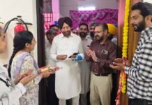 विधायक जगदीप सिंह बराड़ द्वारा आम आदमी क्लीनिकों का उद्घाटन