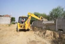 Lucknow में अवैध प्लॉटिंग पर सख्ती: 14 निर्माण ध्वस्त