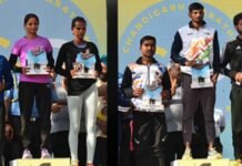 चंडीगढ़ में पहली इंटरनेशनल मैराथन, 38 विदेशी धावकों समेत 3500 प्रतिभागियों ने भरी दौड़