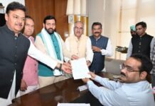 हरियाणा राज्यसभा चुनाव: तीन उम्मीदवारों ने भरे नामांकन