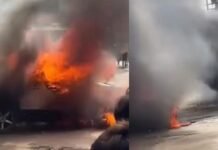 बद्दी में बड़ा हादसा: ट्रांसफार्मर की चिंगारी से दो कारें जलकर राख