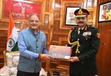 जीओसी-इन-सी, आरट्रेक ने राज्यपाल से की भेंट