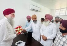 सहकारिता विभाग की कर्मचारी एसोसिएशन ने अपनी जायज़ मांगों के लिए स्पीकर संधवां से की मुलाकात