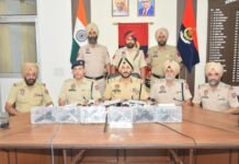 CROSS-BORDER AND MP-BASED ILLEGAL ARMS SUPPLY MODULE BUSTED IN AMRITSAR; THREE HELD WITH SIX PISTOLS