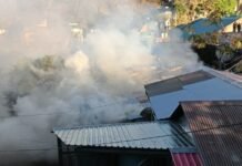 कसौली के हेरिटेज मार्केट में भीषण आग, कई दुकानें जलकर खाक