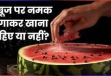 क्या Watermelon पर Black Salt डालकर खाना सही है? जानिए फायदे और नुकसान