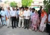 Brahm Shankar Jimpa ने वार्ड 7 में गलियों के निर्माण कार्य का शुभारंभ